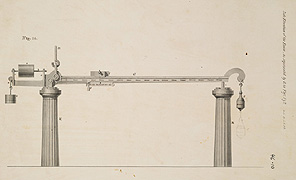 Side elevation of the beam