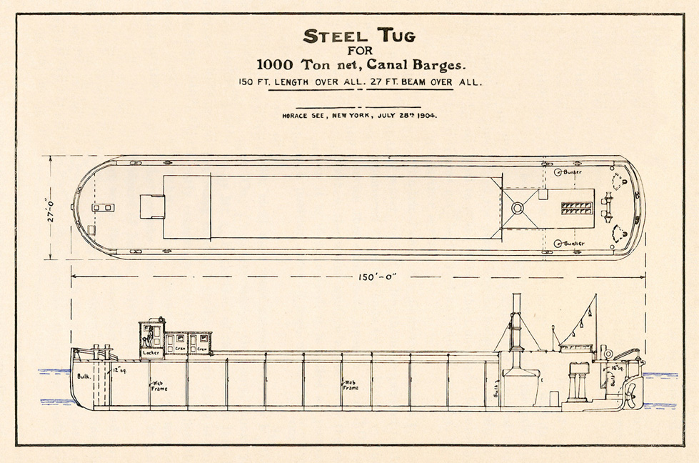 Erie Canal Boat Plans