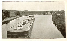 Fleet of steel canal boats