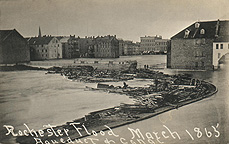 Rochester Flood, March 1865, Aqueduct & Canal
