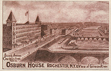 Osburn House, Rochester, N.Y. & View of Genesee River