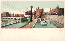 Where the Erie Canal crosses the Genesee, Rochester, N.Y.