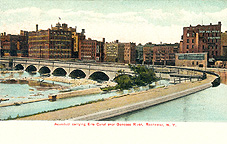 Aqueduct carrying Erie Canal over Genesee River, Rochester, N.Y.