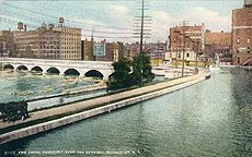 Erie Canal Aqueduct over the Genesee, Rochester, N.Y.