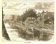 1873 engraving of Schenectady