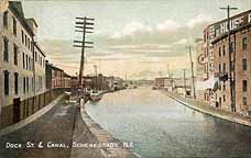 Dock Street and Canal, Schenectady, N.Y.