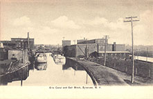 Erie Canal and Salt Block, Syracuse, N.Y.