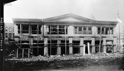 North elevation of Weighlock Building, during 1906 alteration