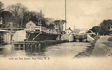 Lock on Erie Canal, Fort Plain, N.Y.