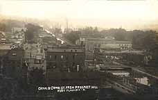 Canal and Canal St. from Prospect Hill, Fort Plain, N.Y.