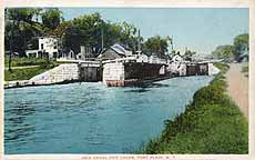 Erie Canal and Locks, Fort Plain, N.Y.