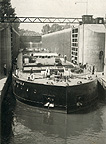 Freighter Norfolk in Barge Canal Lock 2