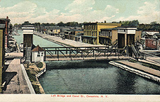 Lift Bridge and Canal St., Canastota, N.Y.