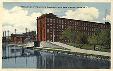 emington Typewriter Company and Erie Canal, Ilion, N.Y.