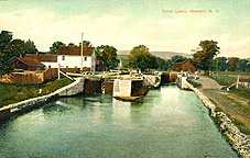 Erie Canal locks at Mohawk N.Y.