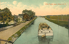 The Erie Canal near Utica, N.Y.
