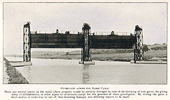 Guard-gate across the Barge Canal