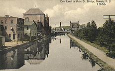 Erie Canal & Main St. Bridge, Newark, N.Y.