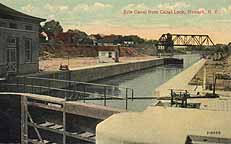 Erie Canal from Canal Lock, Newark, N.Y.