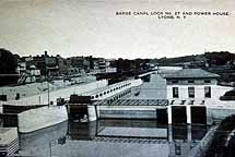 Barge Canal Lock No. 27 and Power House, Lyons, N.Y.
