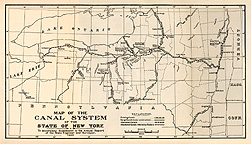 Map of the Canal System of the State of New York
