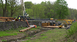 Nine Mile Creek Aqueduct restoration - Overview