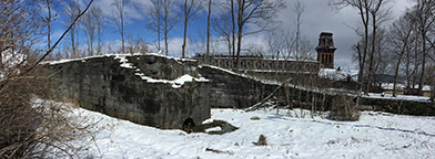 Enlarged Erie Canal Lock no. 15.