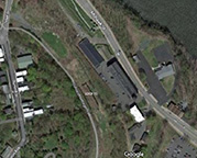 Google Map view of the remains of Lock 15