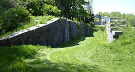 Erie Canal Lock No. 36, Little Falls, looking west