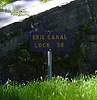 Sign at Erie Canal Lock No. 36, Little Falls, N.Y.