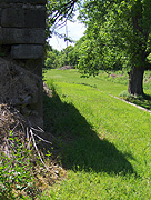 Enlarged Erie Canal Change Bridge no. 39, the towpath under the bridge