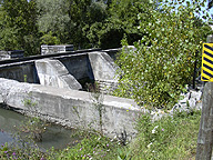 The trunk of the aqueduct, looking southwest