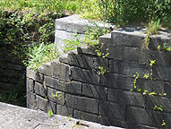 Erie Canal Lock No. 62 at Pittsford - east end stairs