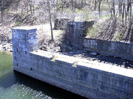 Rexford Aqueduct, southern segment, prism supports