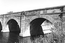 Schoharie Creek Aqueduct, detail, looking southeast